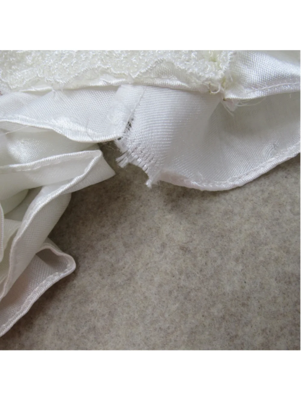 Vtg Lace Christening Gown Dress 23